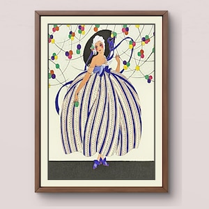 1920s Paris Fashion Illustration – Art Deco Print | Vintage French Design | High Quality Digital Download