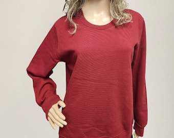 Garment Dye Oversized Cotton Sweatshirt - Made in USA - Fall Colors