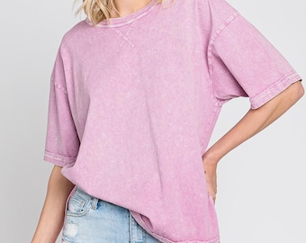Mineral Wash Everyday Tee - Made in USA