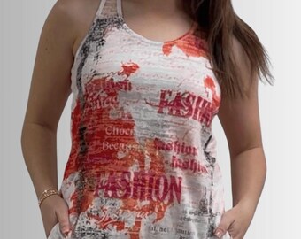 BoHo Graphic Tank Top - Made in USA