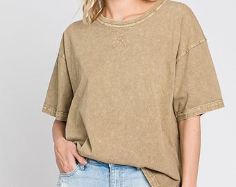 Mineral Wash Everyday Tee - Made in USA