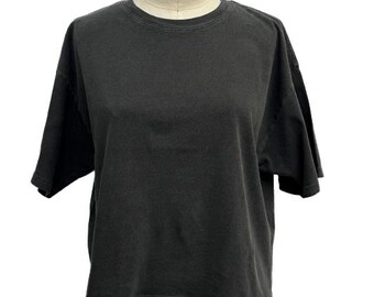 Cropped Oversized Tee - Made in USA