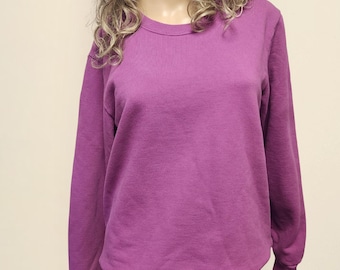 Garment Dye Oversized Cotton Sweatshirt - Made in USA - More Colors