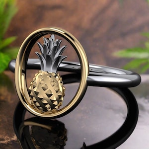 Anillo de piña de oro – Joyería para el estilo de vida swinger