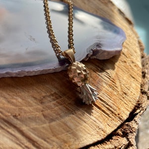 upside down pineapple pendant - pineapple necklace, lifestyle swinger pineapples