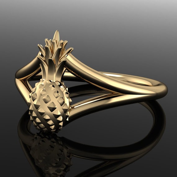 Upside Down Pineapple Ring Lifestyle Jewelry Lifestyle 