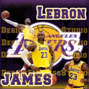 Lebron James Skinny Tumbler, 20 oz Tumbler, Sublimation, Tumbler Wrap, Basketball, NBA, LA Lakers,