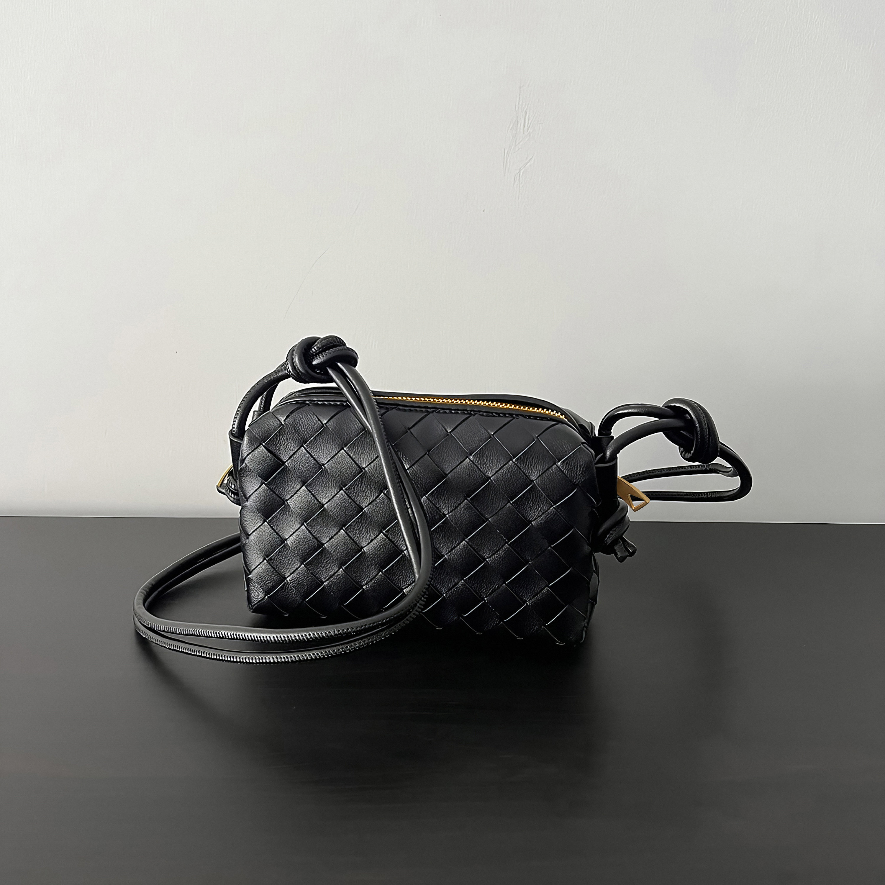 Leather Woven Bags, Woven Shoulder Bag, Women's Leather Sling Bag