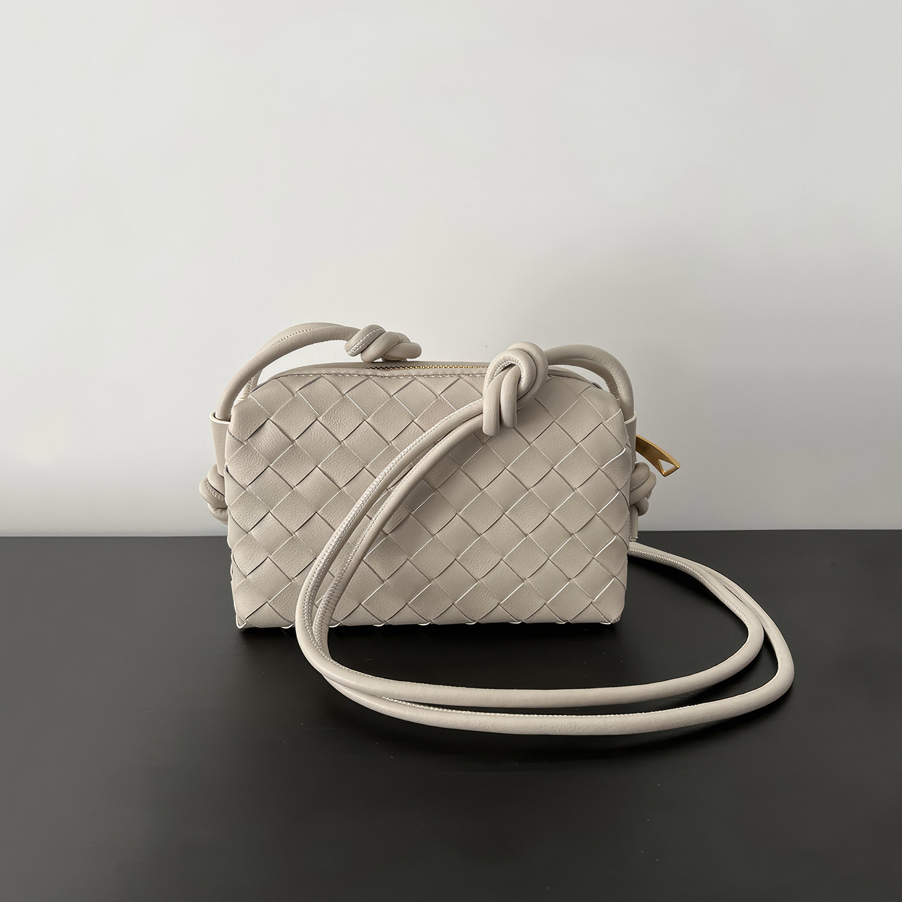 Leather Woven Bags, Woven Shoulder Bag, Women's Leather Sling Bag