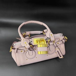Full Grain Leather Tote Bag, Retro Style Handbags, Women's Leather Top Handle Bag Pink