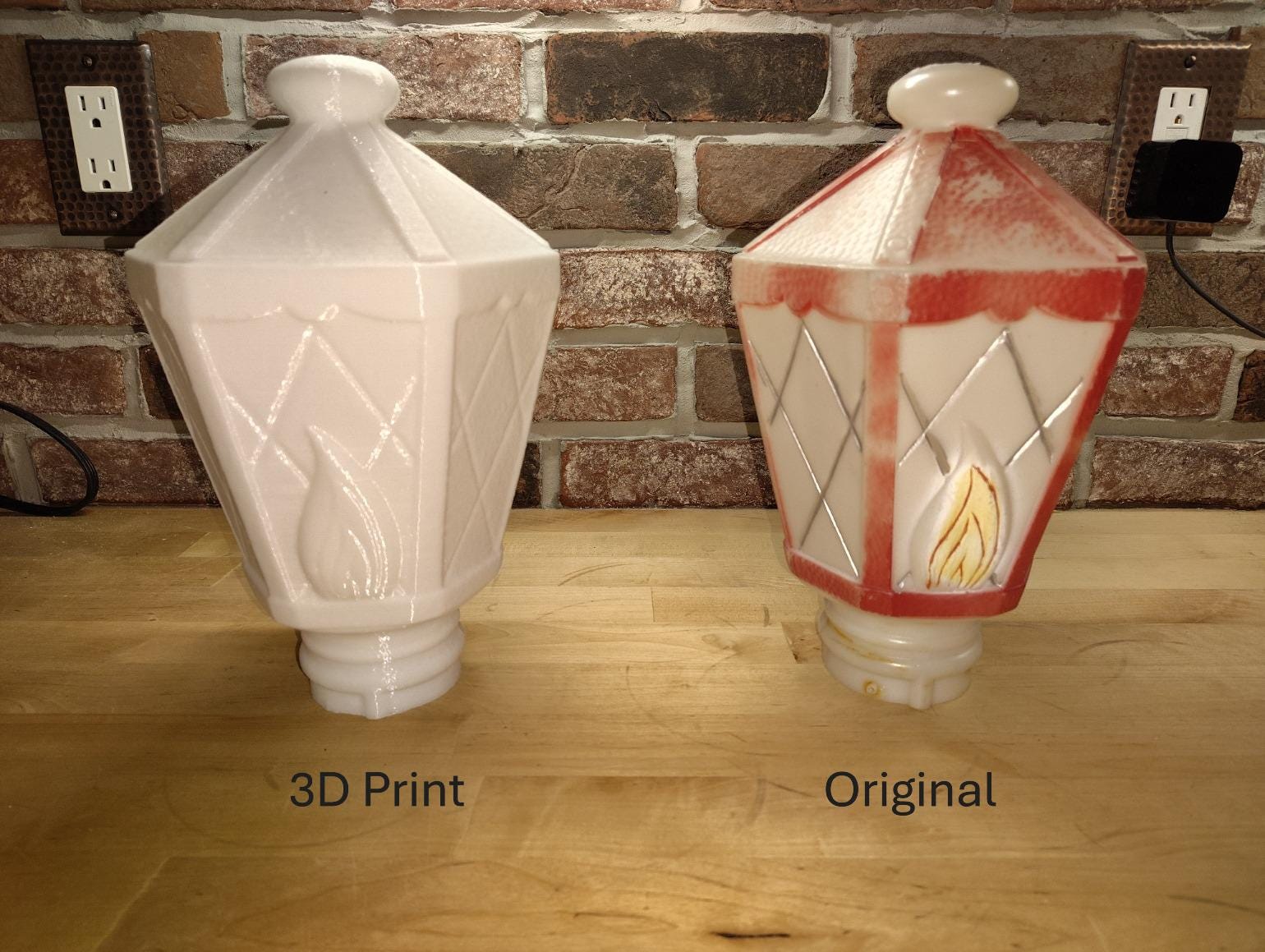 Replacement Empire Christmas Blow Mold Lamp Post Top - Etsy