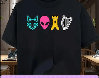 Grappige Spurs Fox Alien Castle Harper PNG: Retro sportmeme clipart fanart png kosmisch fantasieontwerp (digitale download)