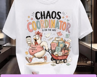 Chaoscoördinator Speciaal Onderwijs Docent Gans PNG, Grappig T-shirt voor Speciaal Onderwijs, Cadeau T-shirt voor Docent, Sarcastische Docent Afbeelding Downloaden
