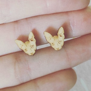 Cat Earrings Sphynx Earrings Cat Jewellery Earrings