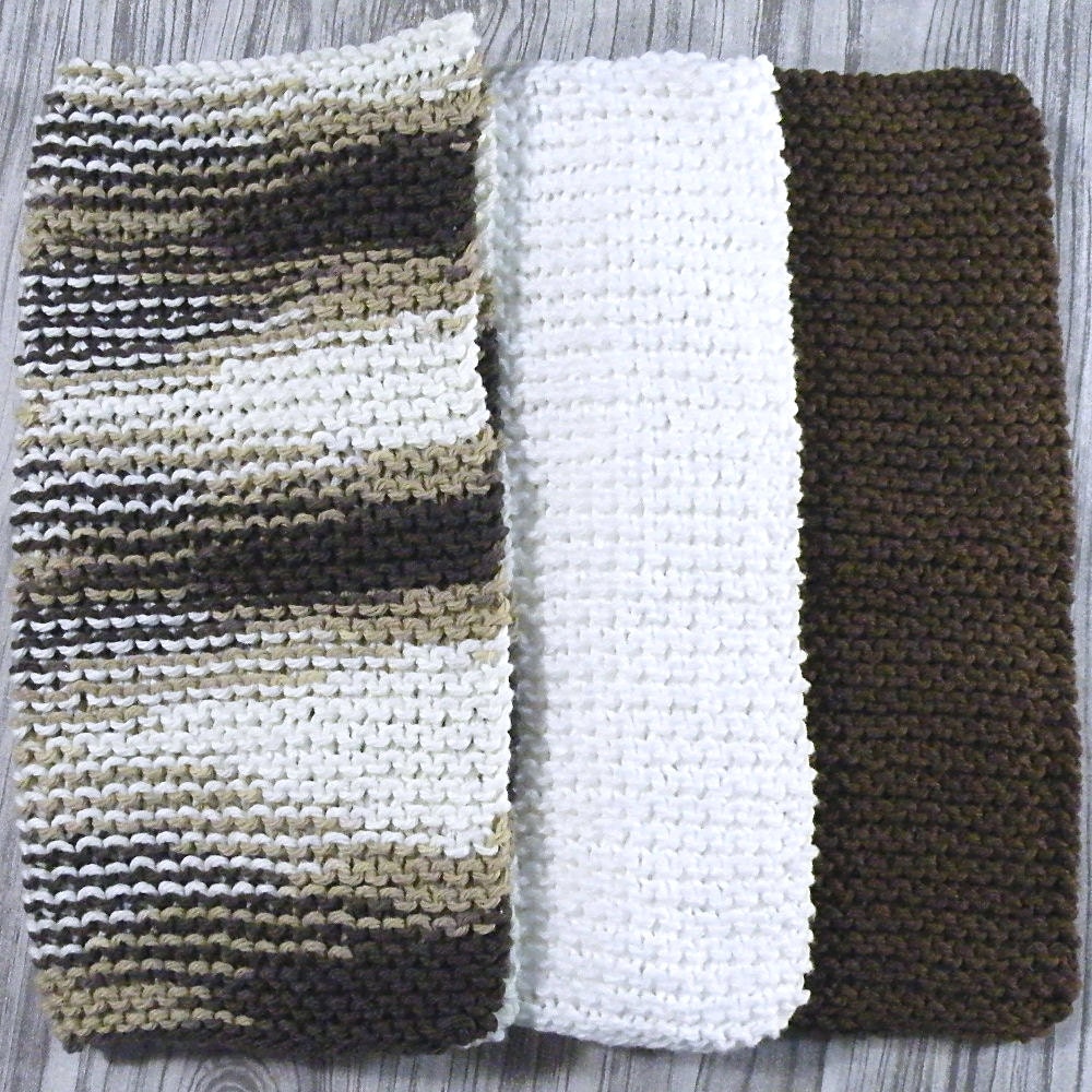 Hand Knit Dishcloth Hand Knitted Dish Cloth Hand Knit Etsy