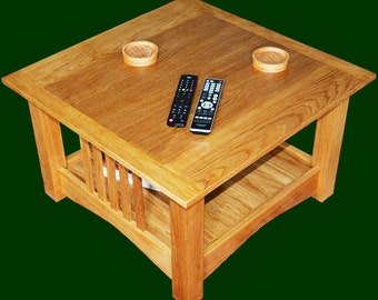 Amish Mission Style Oak Coffee Table