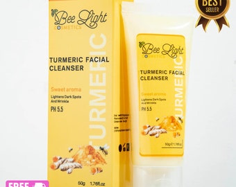 Turmeric Facial Cleanser - Purifying, Brightening Formula - 50g