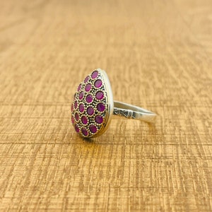 Amethyst Sterling Silver Ring: Turkish Handmade Jewelry