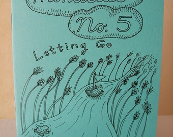 Zine "Minutiae No. 5: Letting Go" // perzine / personal zine / illustration zine / art zine / richmond va / artist / anxiety / balance /