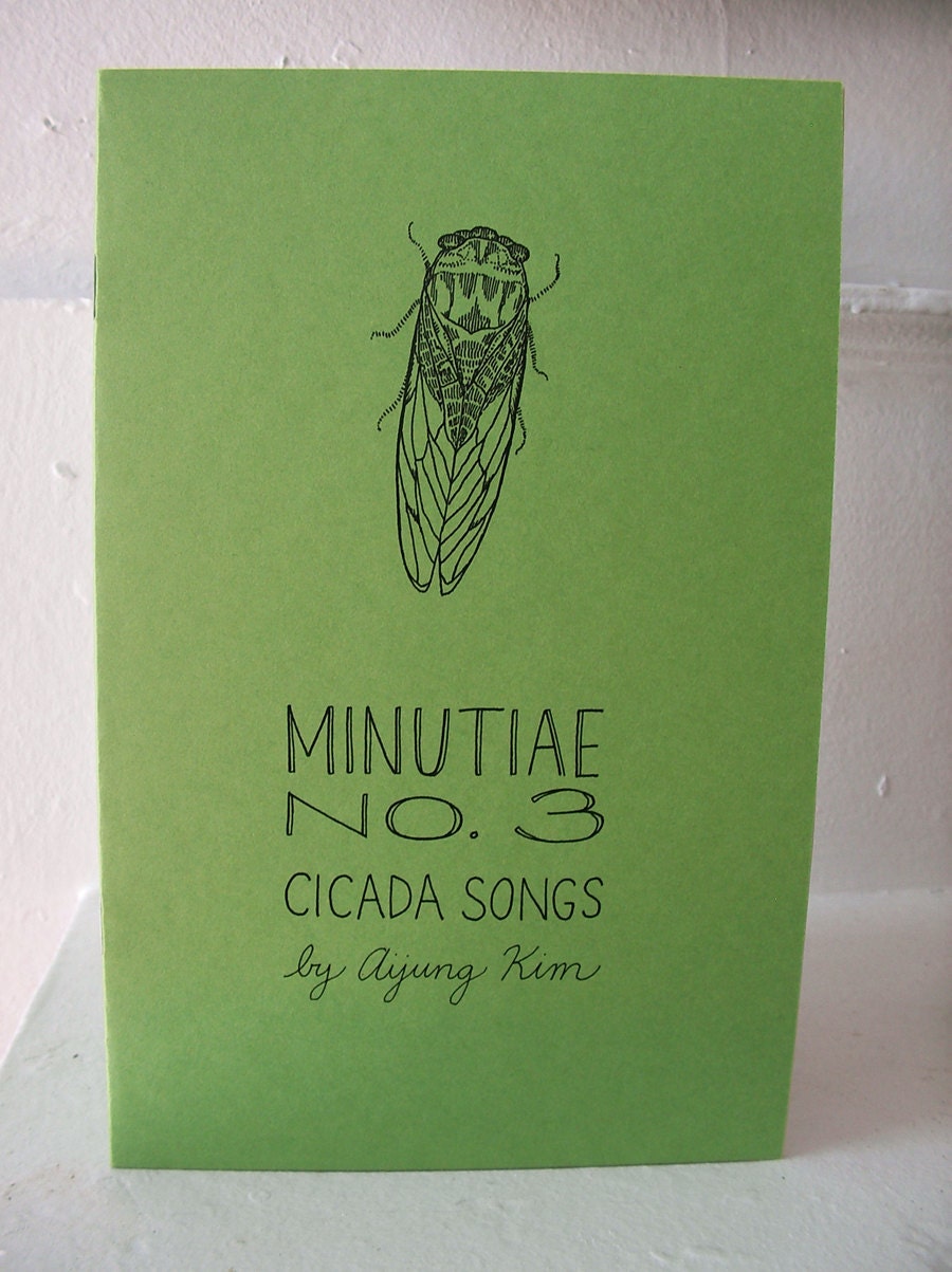 Zine "Minutiae No. 3: Cicada Songs" // perzine / illustrati…