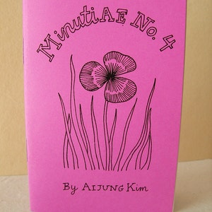 Zine &quot;Minutiae No. 4&quot; // mini zine / perzine / illustration zine / handlettered / nature zine / Richmond VA / identity zine / spring