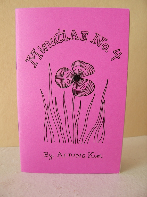 Zine "Minutiae No. 4" // mini zine / perzine / illustration zine / handlettered / nature zine / Richmond VA / identity zine / spring