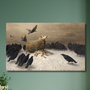 August Friedrich Schenck Anguish Lane Canvas Wall Art,Home Decor,Office Decor,Decoration Poster Or Canvas,Ready To Hang,Wall Art,Gift-519