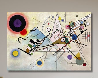 Wassily Kandinsky Canvas,Abstract Art,Modern Home Decor,Christmas Gift,Wall Art Print,Living Room,Bedroom Decor,Wassily Kandinsky Poster-342