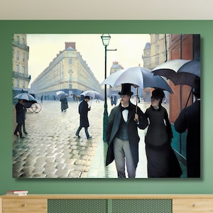 Gustave Caillebotte Paris Street Rainy Day,Wall Art,Exhibition Poster,Gustave Art,Gustave Caillebotte Poster,Living Room Decor,Home Decor463