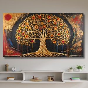 Tree of life Gustav Klimt Wall Art,Tree of Life Framed Wall Art,Tree of Life Poster,Tree of Life Decor,Unique Art,Mythology Art,Gift Home412