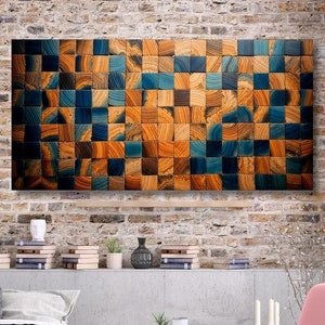 Wood Texture Canvas Wall Art,Colorful Large Tree Ring,Wood Crack Abstract,Elegant Natural Art,Bedroom Decor,Home Decor,Large Wood Poster-S15