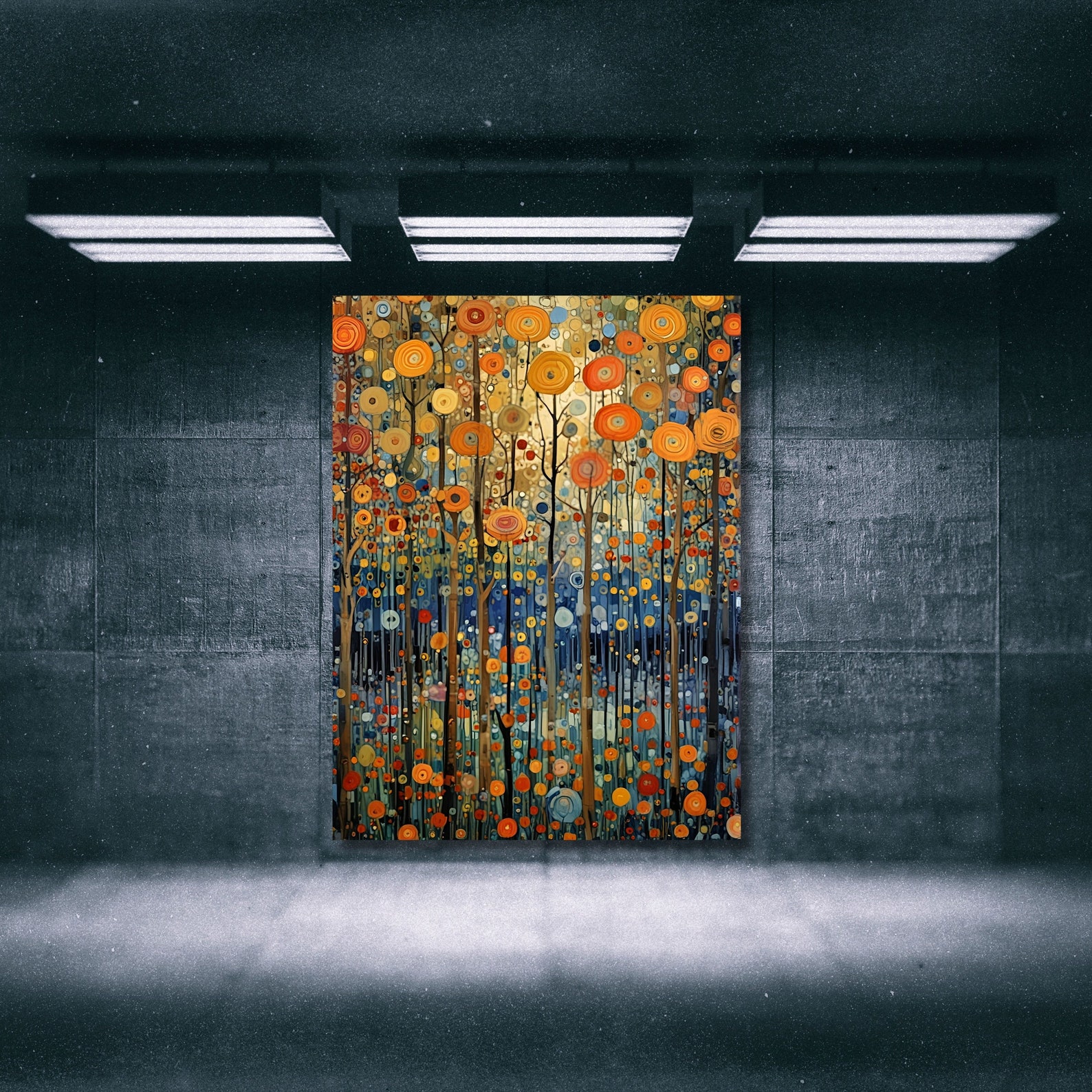 Image showcasing Gustav Klimt Canvas Wall Art Minimalism Paint Classic Wall Art Ready to ...