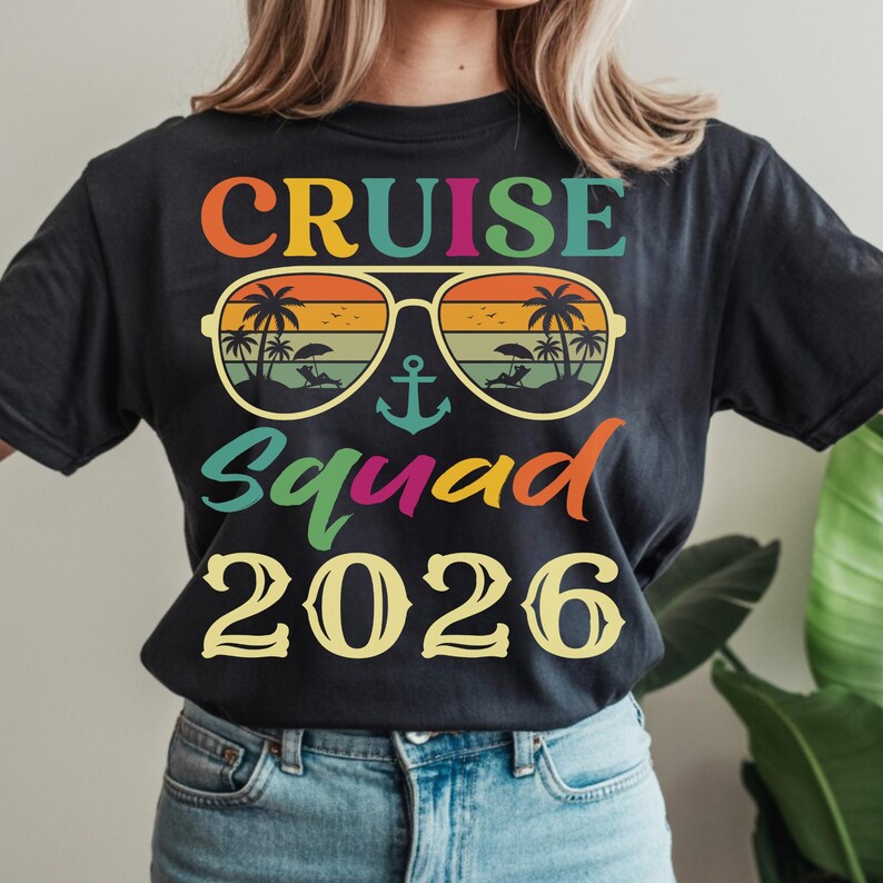Cruise Squad 2026 PNG SVG, Family Vacation Cruise Png, Family Vacation ...