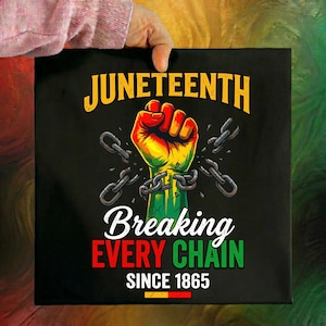 Juneteenth Breaking Every Chain Since 1865 PNG, Black Freedom Day Design, African American History Shirt Design, Juneteenth PNG