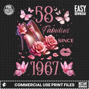 Chapter 58 fabulous since 1967 png, Chapter 58 png, since 1967 png, brithday 58th png