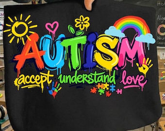 Autism Awareness Graffiti PNG, Png Autism Awareness Shirt, I Love Someone With Autism, Autism Mama Png, Autism Awareness PNG, Autism PNG