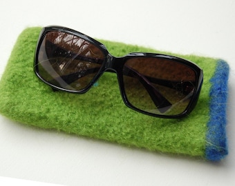 Felted Sunglasses Case made to order pick your color