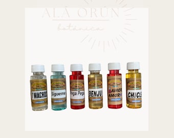 Aceites para Amor, Dulzura y Amarres/Love, Spells and Sweetness Oils