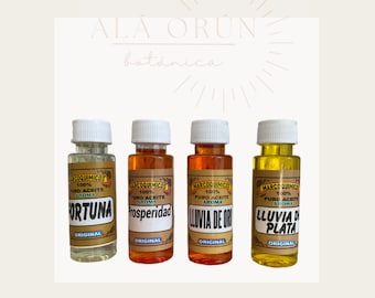 Aceites para el Dinero, Suerte, Clientes y Empleo/Work, Luck, Clients and Money Oils