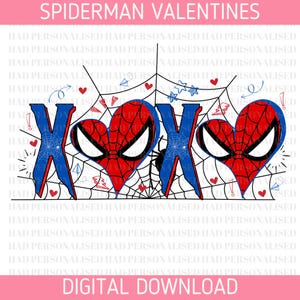 Spiderman Valentines png, Valentines png, Valentines Sublimation Design, Valentines shirtontwerpen, hart png, Spiderman png, jongens png