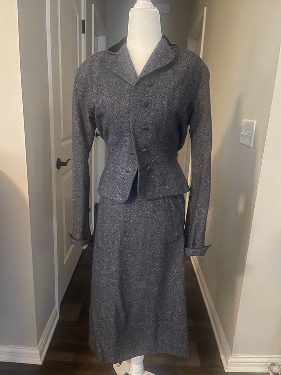 1950s Towncliffe Skirt Suit - image 1