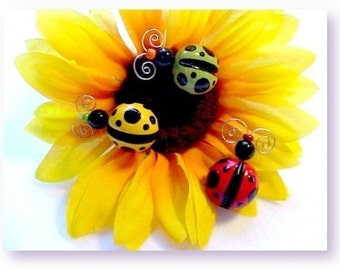 Ladybug Pin, Magnet or Tack