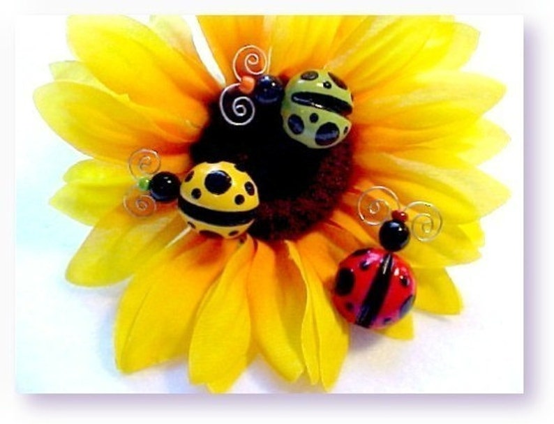 Ladybug Pin, Magnet or Tack image 1