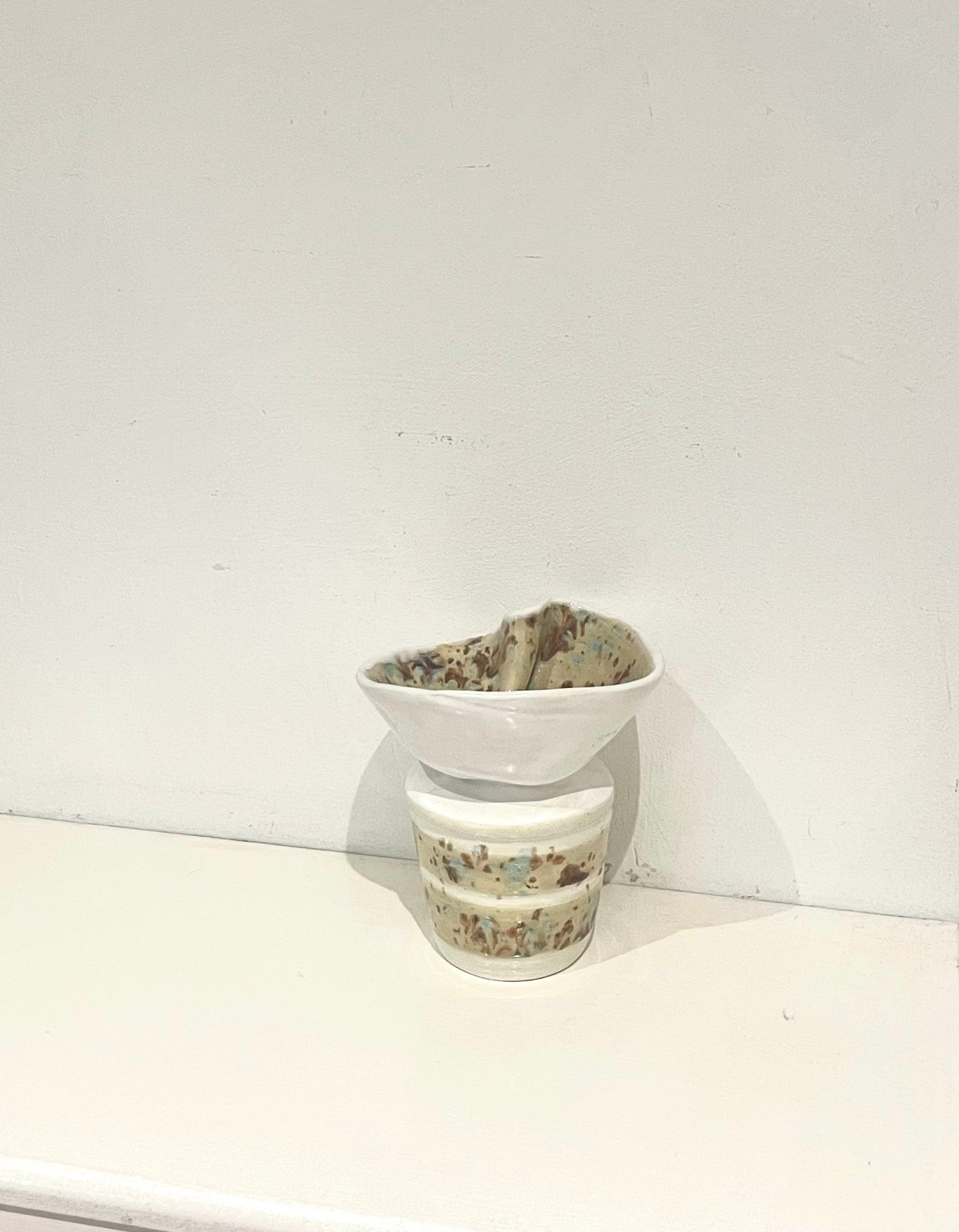 手作り陶器 花瓶 ブラウン ホワイト 楽天市場】花瓶 陶器 瀬戸焼 花器 フラワーベース 日本製 和風 手作り