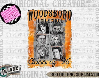 Woodsboro Class of 96, Woodsboro Png, Horror Png, Halloween Png, Horror Film Club, Horror Characters, Ghost Face, Scary Movie, Horror Movie