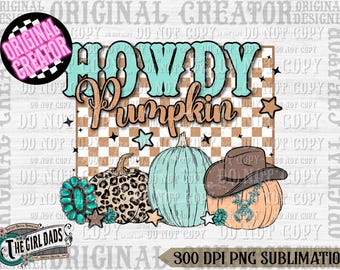 Howdy Pumpkin Png, Western Halloween Png, Western Png, Fall Png, Pumpkin Png, Howdy Pumpkin, Fall Png, Fall Pumpkin, Western Pumpkin