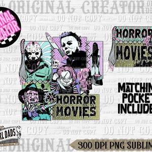 Horrorfilms png, personages horrorfilm png, horrorfilm png, Michael Myers png, Jason png, Halloween-sublimatie png