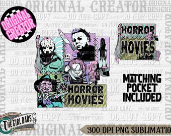 Películas De Terror Png, Personajes De Películas De Terror Png, Películas De Terror Png, Michael Myers Png, Jason Png, Halloween Png, Sublimación De Halloween Png