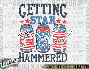 Martellare le stelle PNG / Download istantaneo / Design a sublimazione / Divertente 4 luglio PNG / Design del 4 luglio / Divertente USA PNG