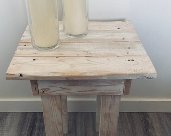 Rustic End Table